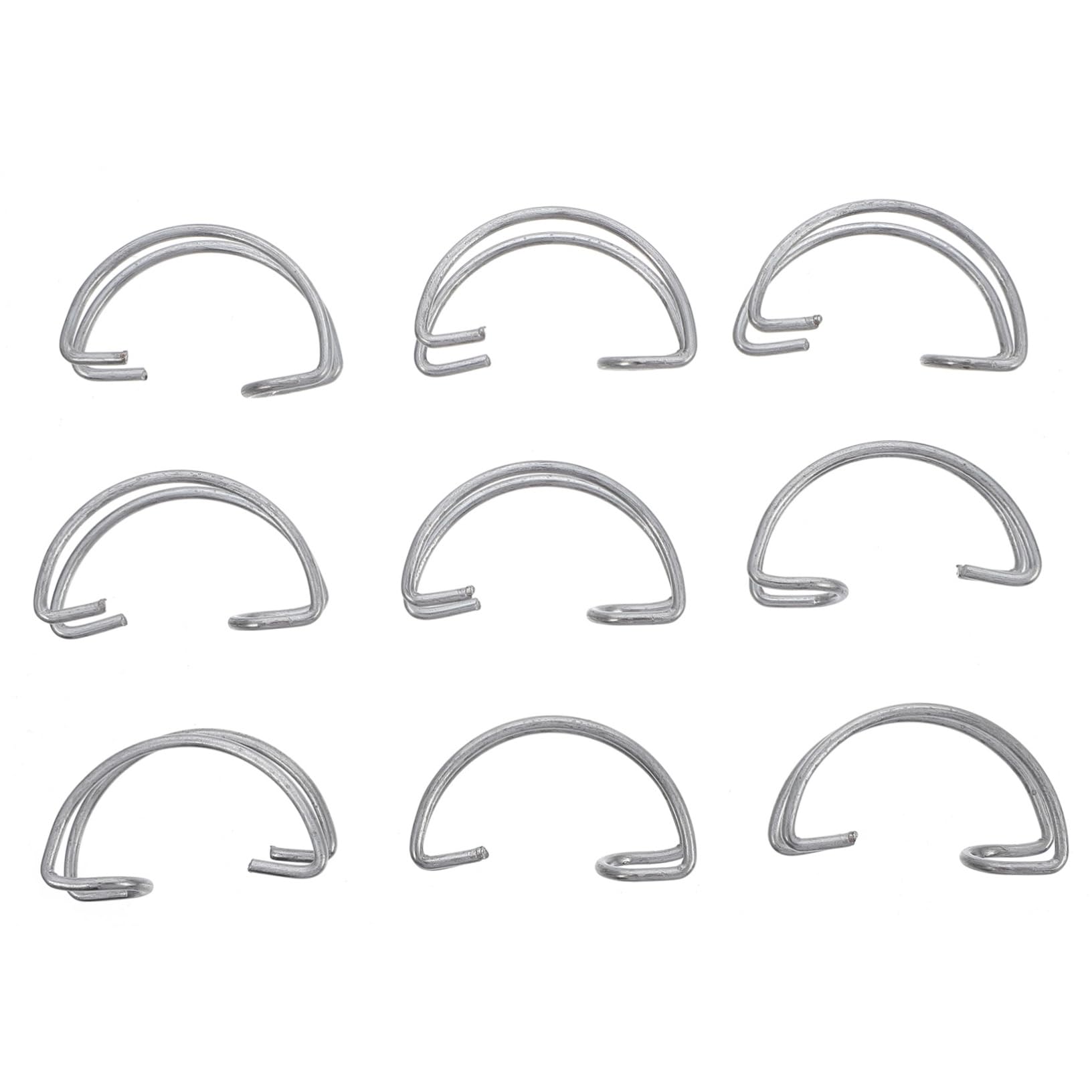 HOUDERCO 40pcs s Hooks for Small Animal Cages Heavy Duty Stainless Door Hooks for Chicken Rabbit Pigeon