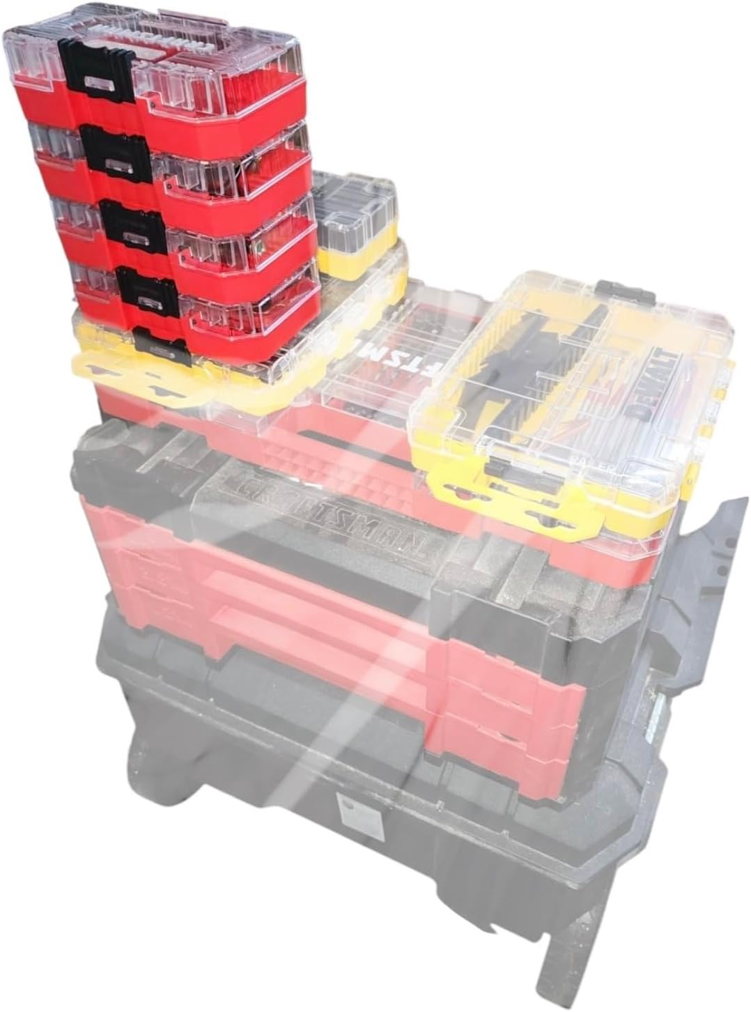 Craftsman Nano Small Versastack Compatible Stackable Plastic Storage Cases 4 Pack - Image 9