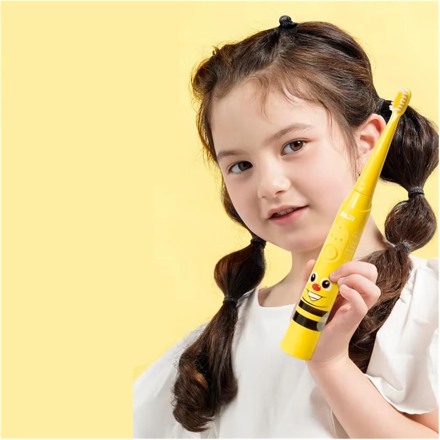 BAIR K3 Children's Electric Toothbrush Sonic Vibration Charging Full Body Waterproof Soft Fur Special Protection for Children Special Pressure Sensing (32-33, 34-35, 36-37, 38-39, 40-41, 42-43,