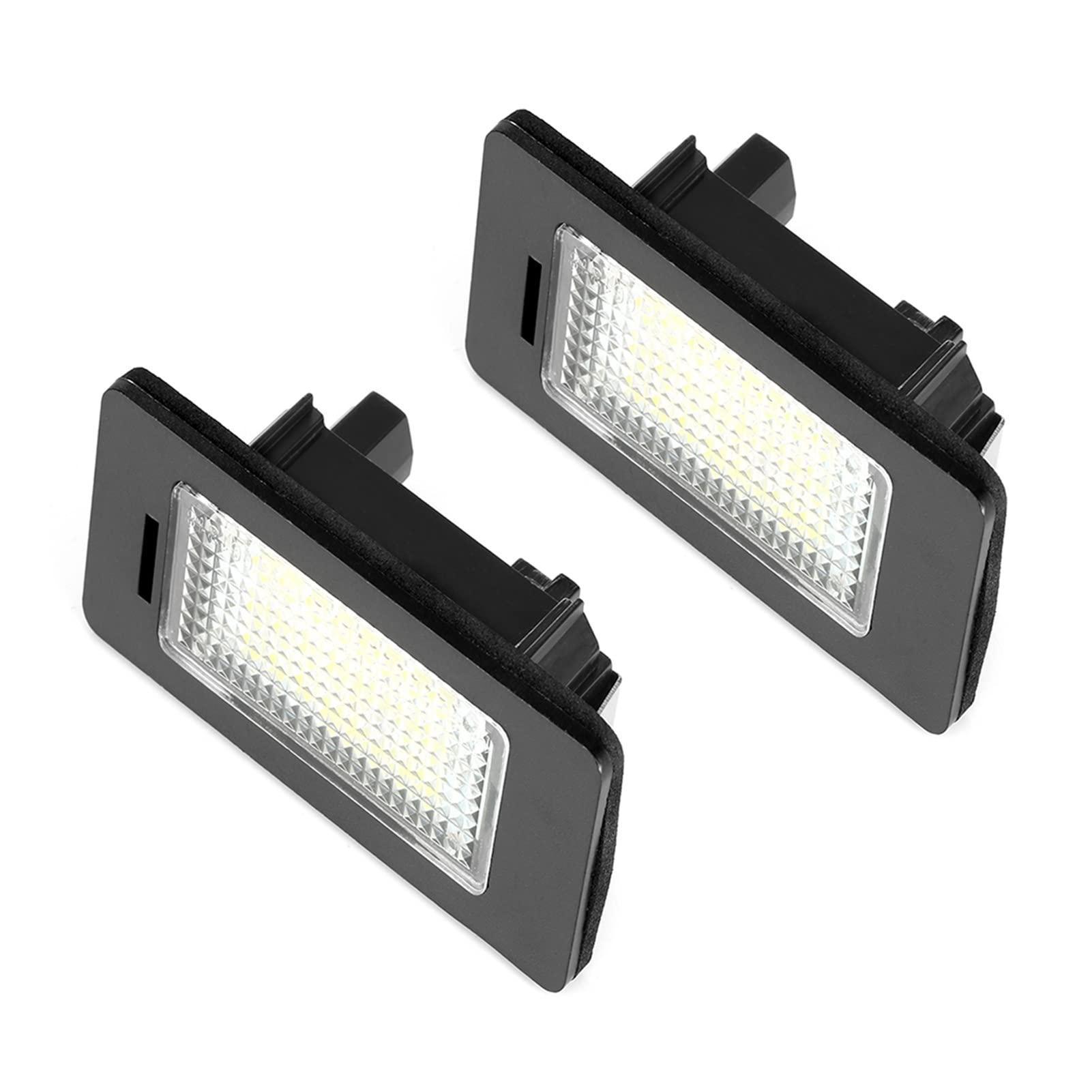 Luz de matrícula para viajes nocturnos en coche E90 E60 bombillas LED 6000K pack doble