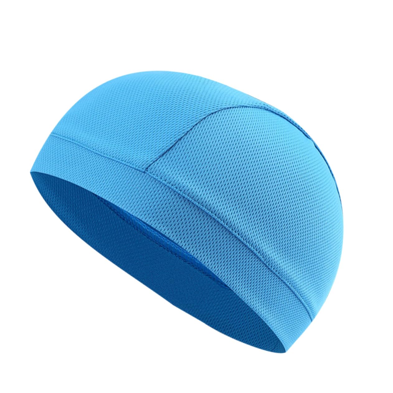 Didiseaon Hat Under Helmet Cap Quick Dry Breathable Hole Hat for Running Riding Caps Sport Sky-Blue