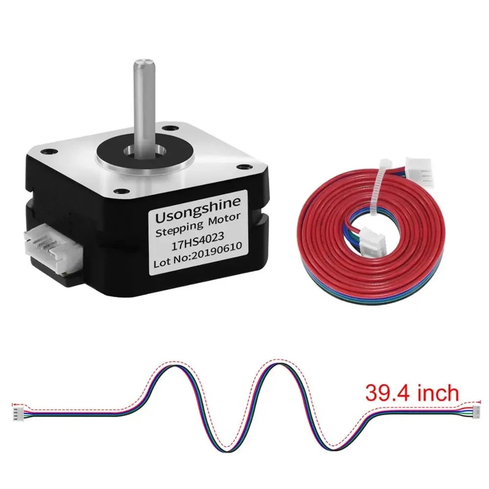 17H-S4023 Schrittmotor for Extruder, 4-adrig, 22 mm, 42 Motor, 0,7 A, 12 V, 14 N.cm(with Dupont)
