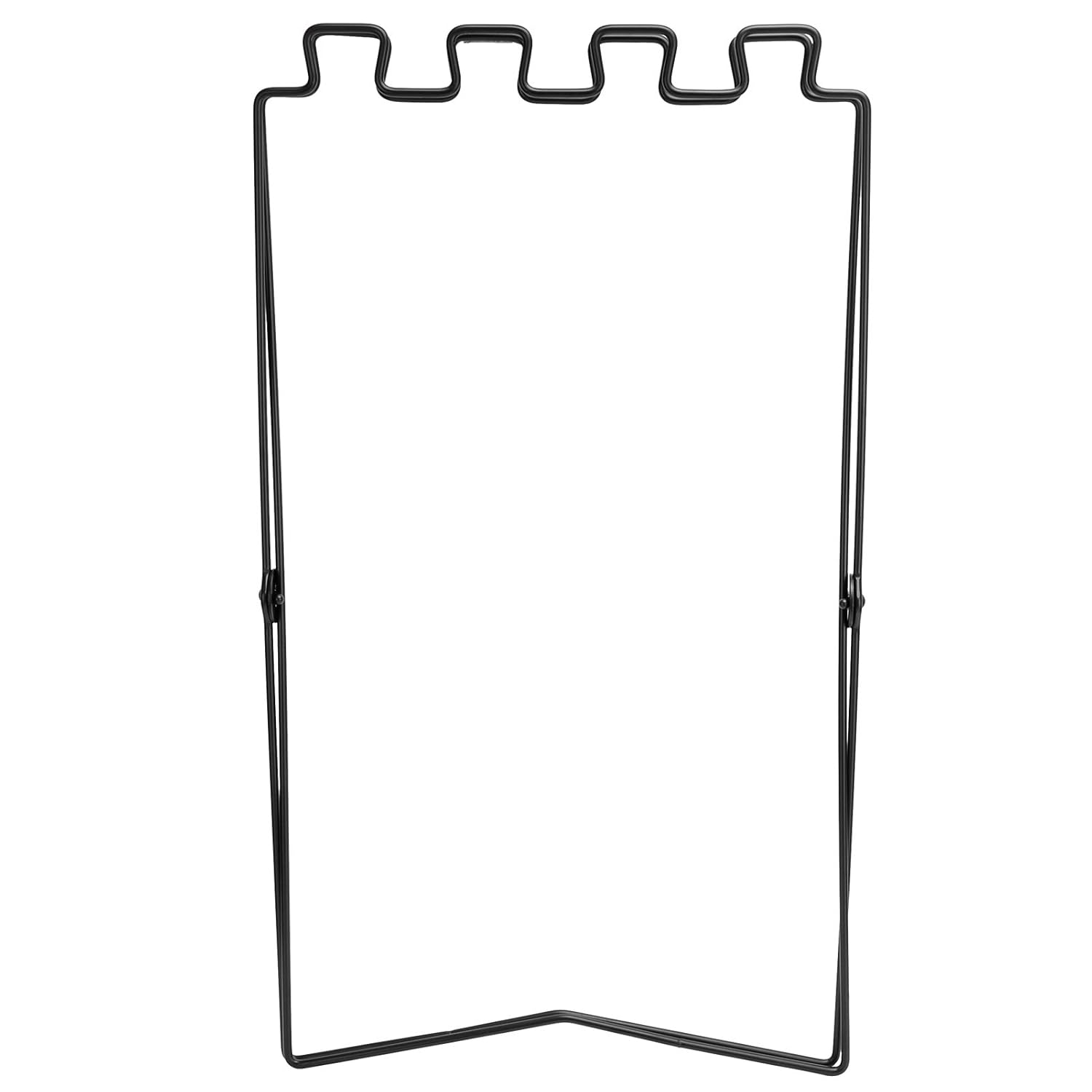 Portable BBQ Garbage Rack Iron Wire Folding Shelf for Picnic Camping Activities Lightweight Eco-Friendly