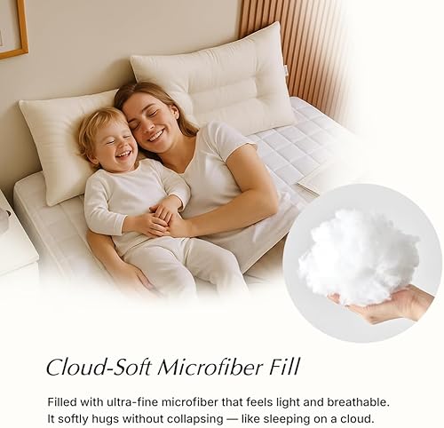 Miniatura 4 de Paquete de 2 Almohadas de apoyo cervical suaves Relnecks para alivio del cuello y los hombros fabricadas en Corea (azul marino)