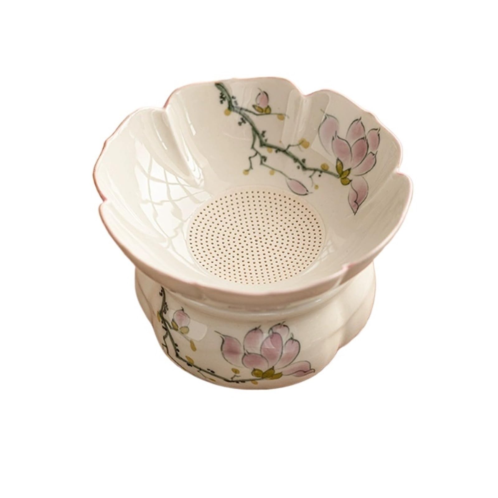 Passoire à thé en céramique Magnolia filtre accessoires de service bureau et maison