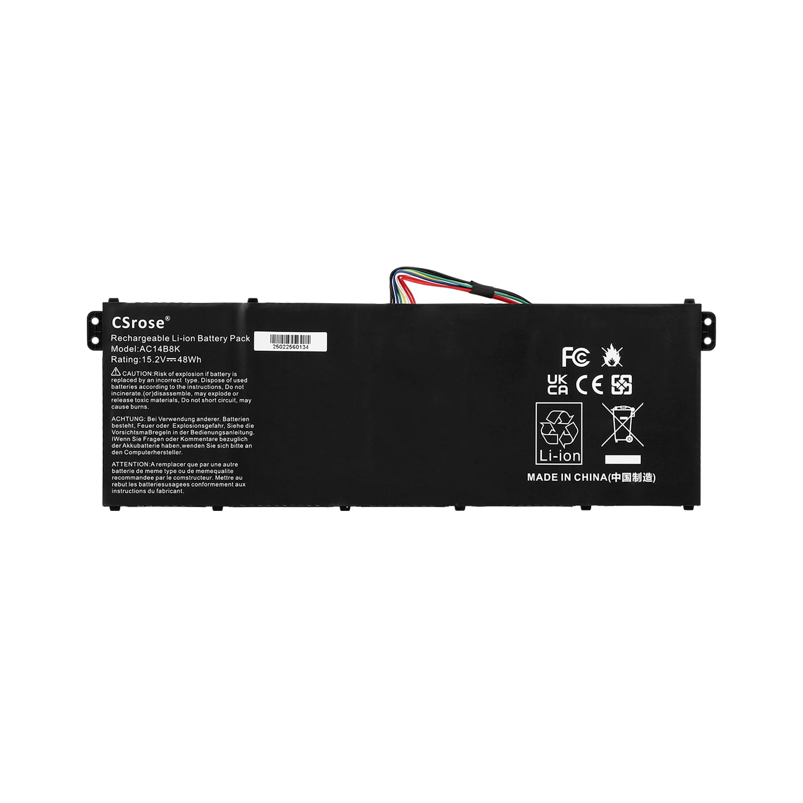 CSrose AC14B3K AC14B8K 4ICP5/57/80 Battery for Acer Aspire R3-131T R5