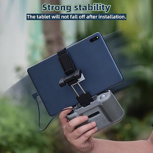 Miniatura 6 de HeiyRC Soporte para tablet DJI Neo, Mini 4K, Mini 4 Pro, Mini 3/3 Pro, Mini 2 SE, AIR 3, Mavic 3 Pro, Mavic Air 2S Control remoto ajustable Soporte