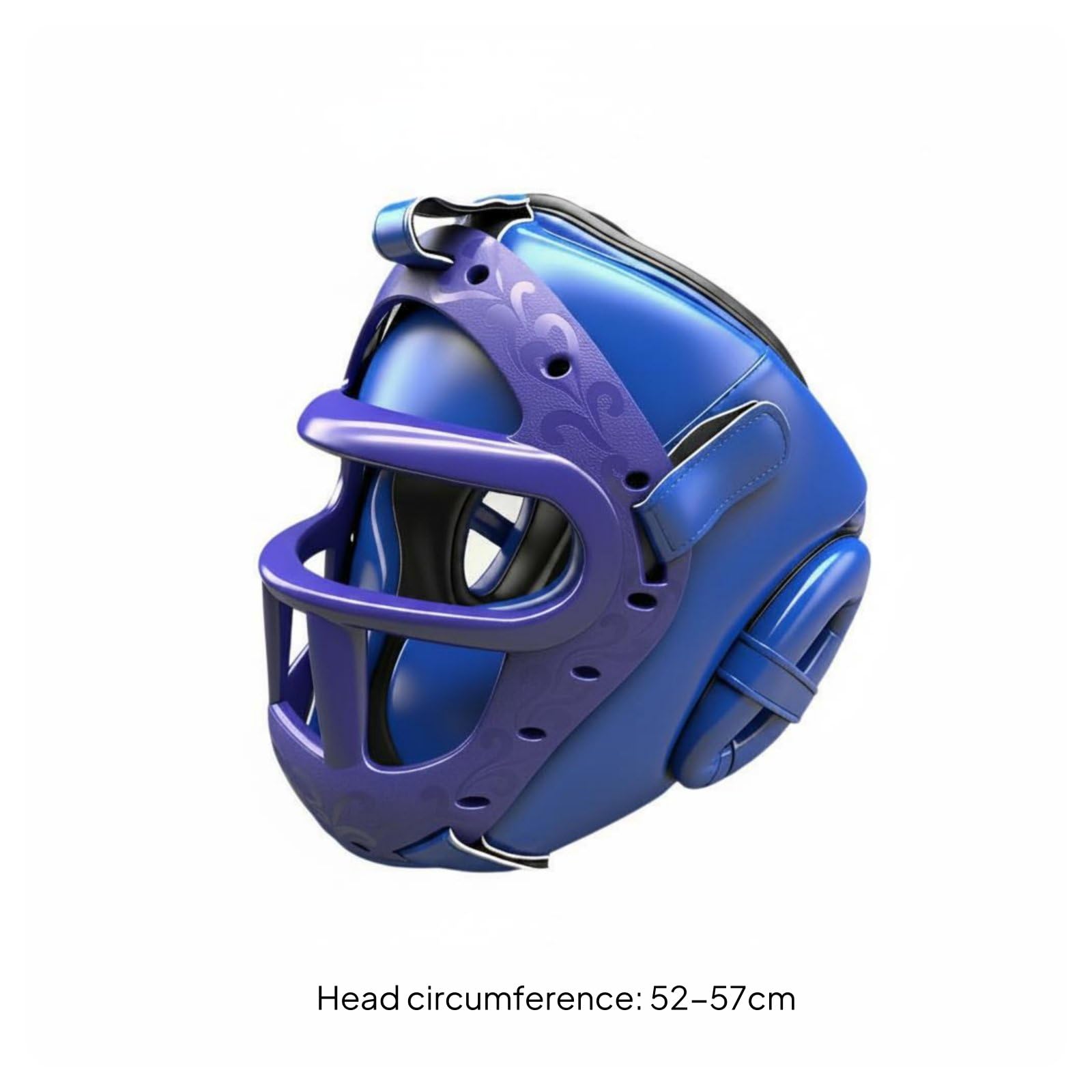 Casco Protettivo con Fit Ergonomico Visiera Integrata Imbottitura Resistente Agli Impatti Fodera Traspirante Materiale PU Adatto a Esercizi di Taekwondo Adulti E Bambini