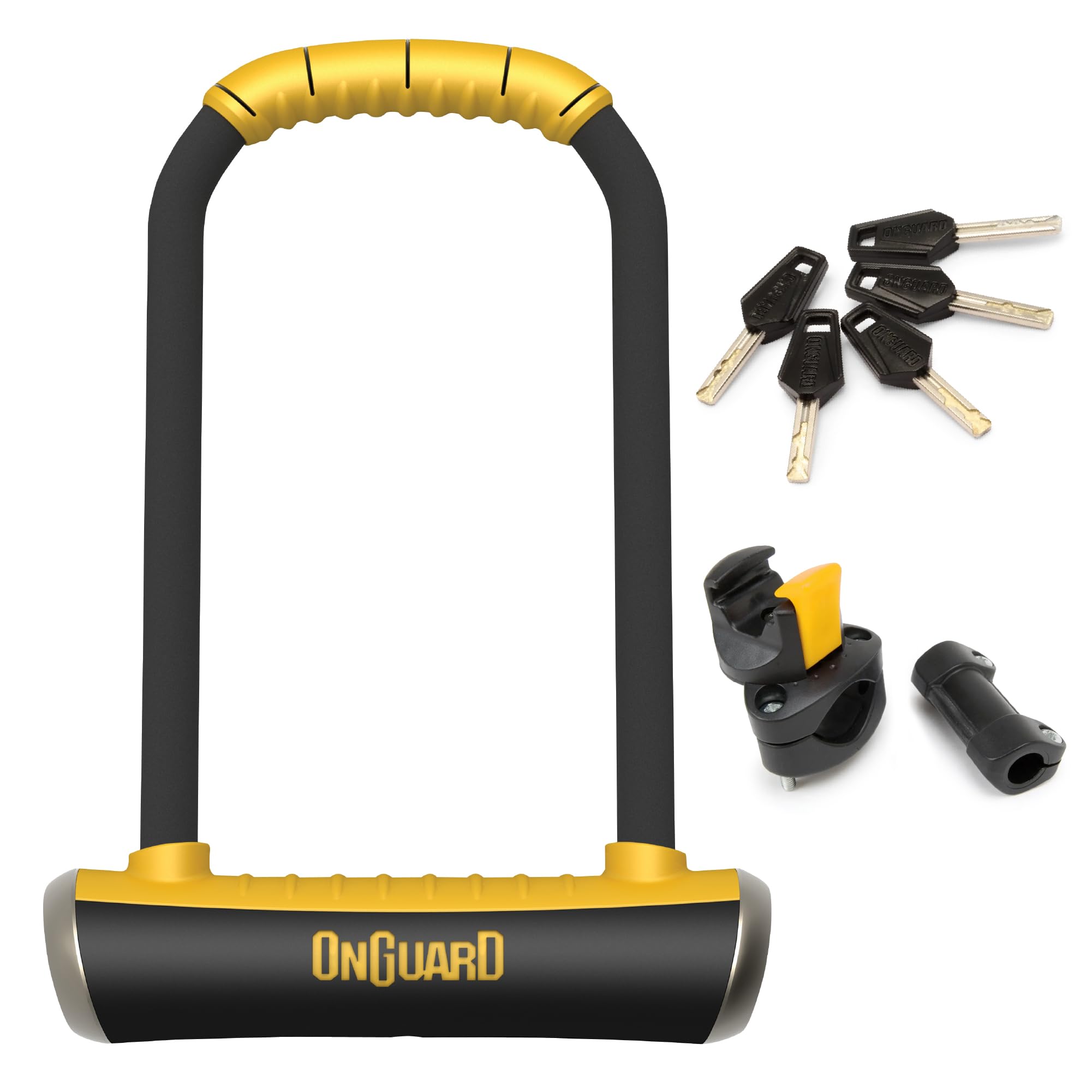OnGuard 8000 Brute Candado en u de 4.4 x 10.2 (11 cm x 26 cm). - Cremas y Más