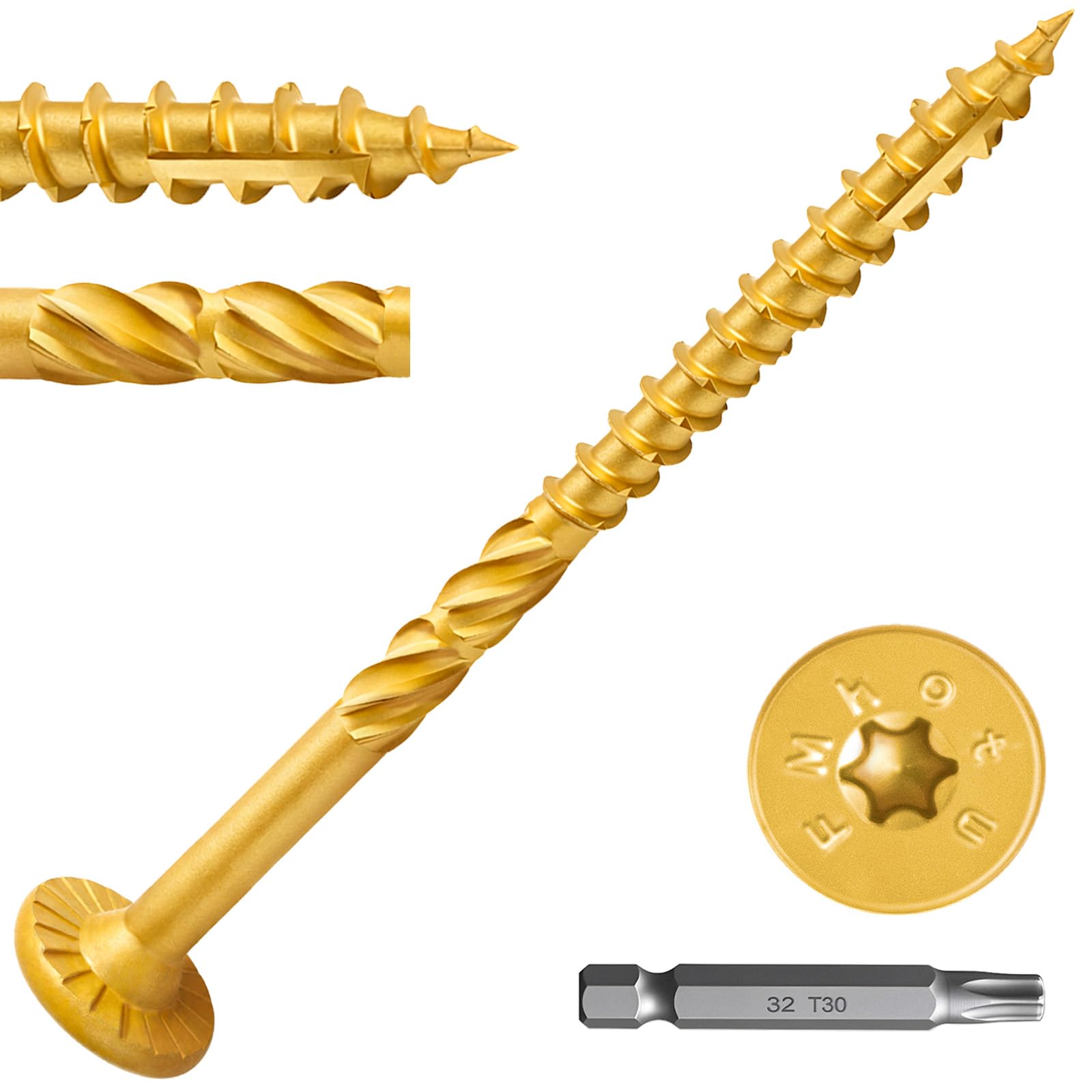 14 x 3 Inch Wood Lag Screws - Durable & Rust-Resistant -8