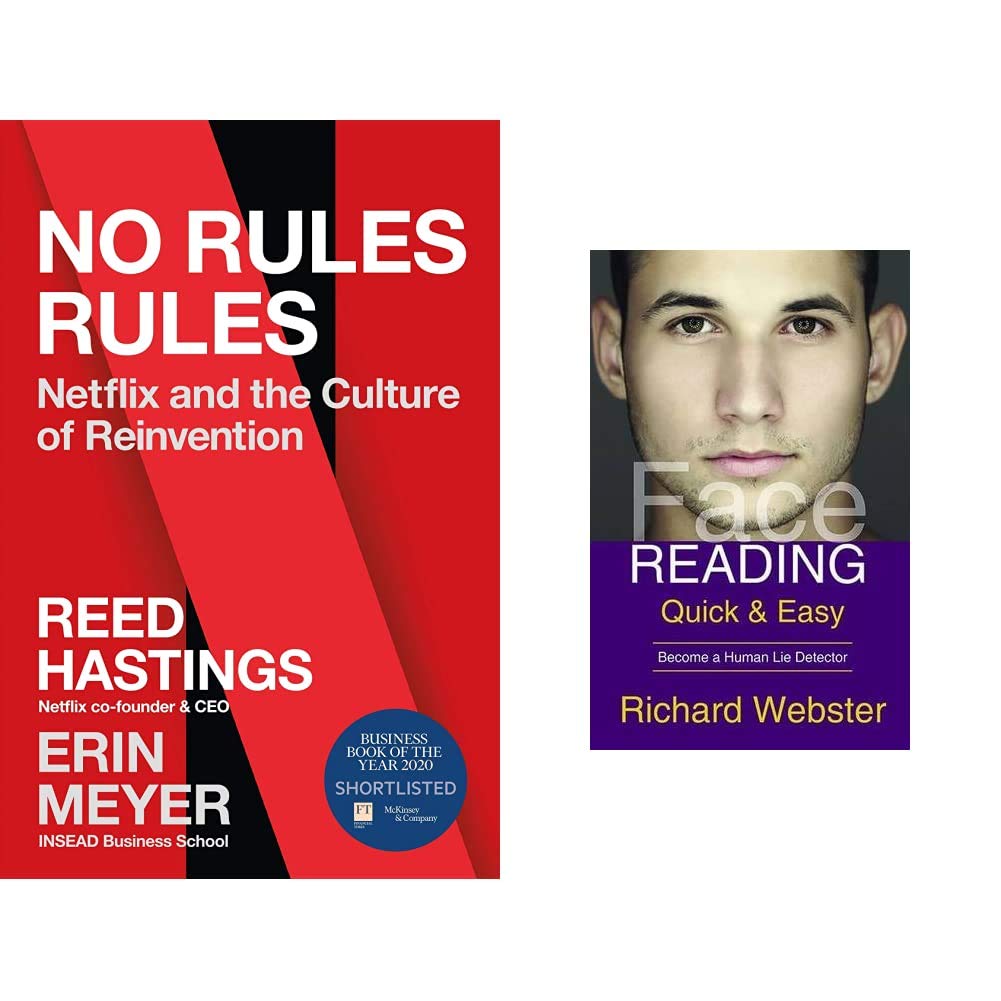 No Rules Rules: Netflix and the Culture of Reinvention +Face Reading (Set of 2 Books)