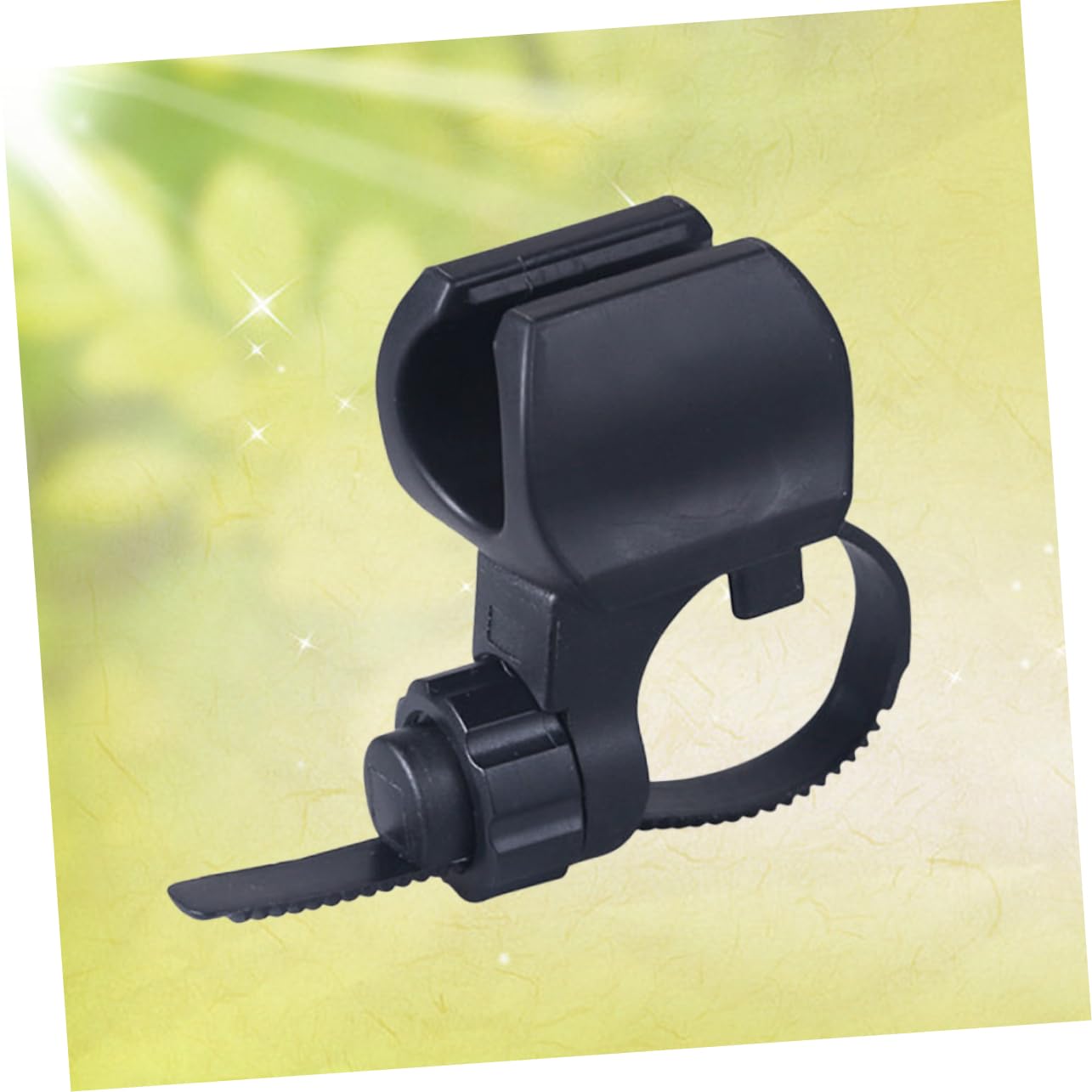 VICASKY Durable Flashlight Holder for Bike Front Light Bracket for Cycling Hiking Camping Running Mount Black