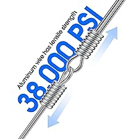 Vista 3 de Bobina de alambre eléctrico de aluminio para valla de 250 pies de calibre 17 (1)