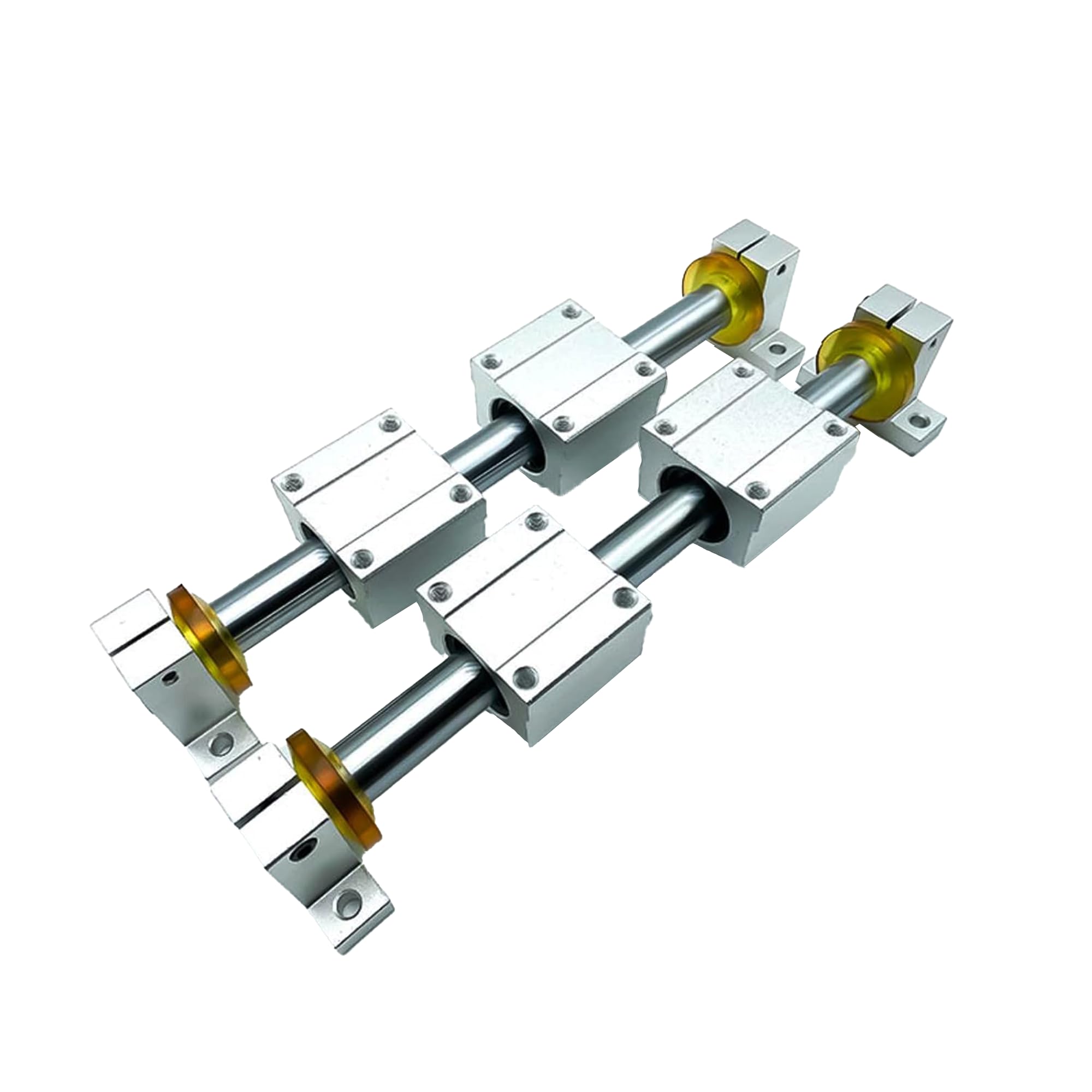 2 aste lineari da 12 mm x 400 mm, diametro Coavoo 12 mm custodia temprata cromata liscia lineare movimento asta guida albero guida - metrico h8 tolleranza L: 400 mm