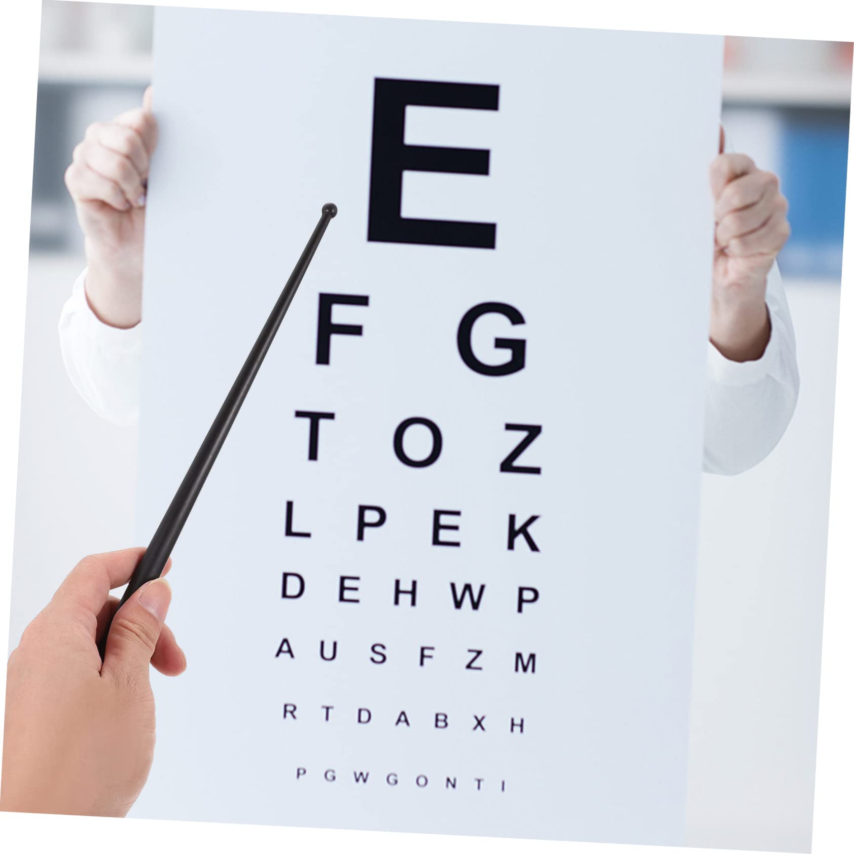 FRCOLOR 12 Pcs Children 's Vision Test Optometry Vision Test Sticks Visual Test Equipment Eyesight Test Handheld Sticks Plastic Eyesight Pointers Eyesight Test Sticks Visual Testing Tools