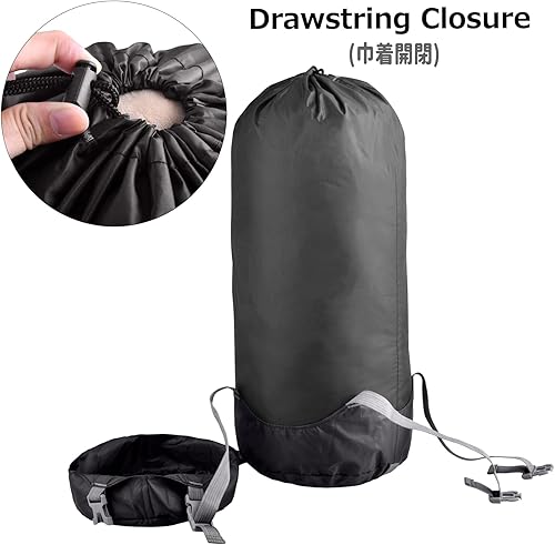 Miniatura 4 de Azarxis Saco de dormir ultraligero resistente al agua, saco de dormir para ahorrar espacio para viajes, camping, senderismo, mochilero