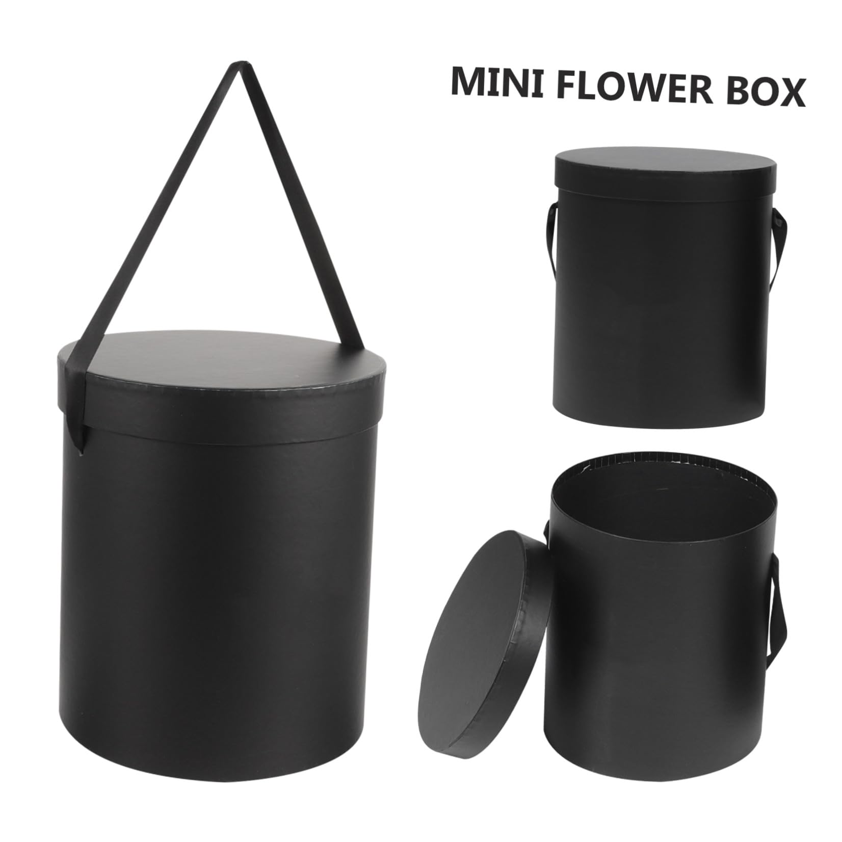 Ipetboom 3pezzi Scatola di Fiori in Scatole Regalo Rondi per Composizioni Floreali Scatole per Fiori per San Scatola Portaoggetti per Fai da Te
