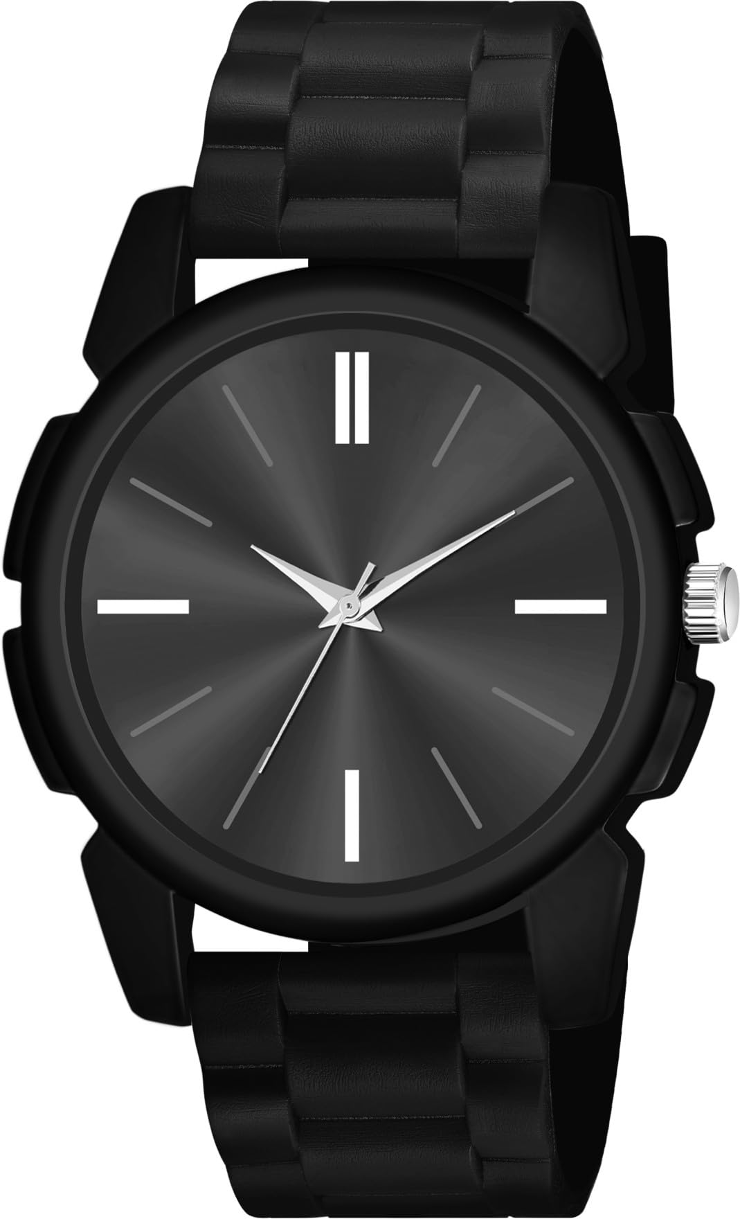 Talgo Alluring Analogue Black Dial Black Rubber Strap Graceful Stylish Wrist Watch for Boys and Men, Pack of 1-J16-BLK-LR05-BLK-D-CDBLK (B0CF5PHT6F) Amazon Price History, Amazon Price Tracker
