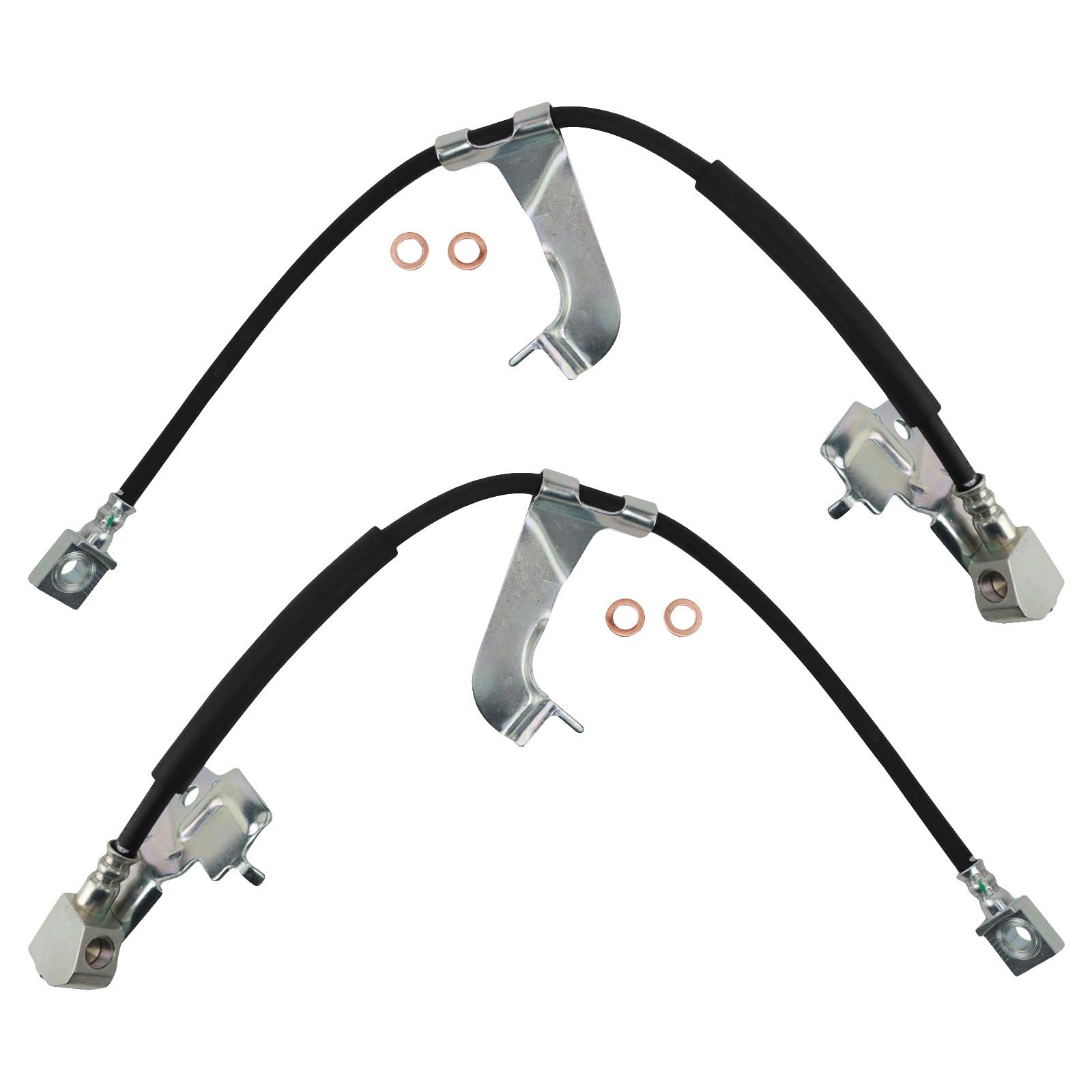 TRQ Front Brake Hose Set