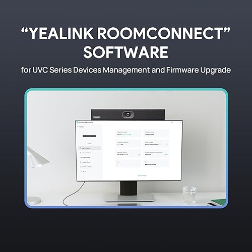 Miniatura 9 de Yealink Cámara de videoconferencia UHD 4K con certificación Zoom, cámara web de gran angular de 133 con 8 micrófonos y altavoces, UVC40 con