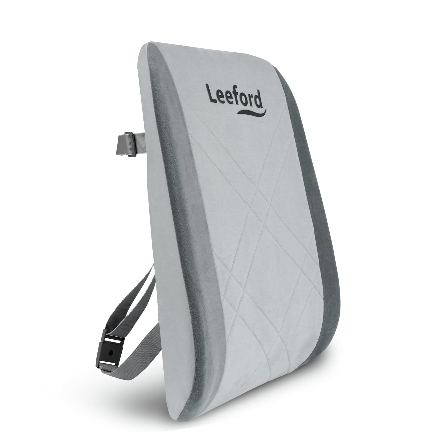 LEEFORD Back Rest for Chair & Car–with Breathable Fabric & Adjustable Strap|Lumbar Support Back Rest Cushion for Back Pain|Back Support Pillow for Sitting|Posture Correction-Back Pain Relief Products (B0D9QBCDRT) Amazon Price History, Amazon Price Tracker