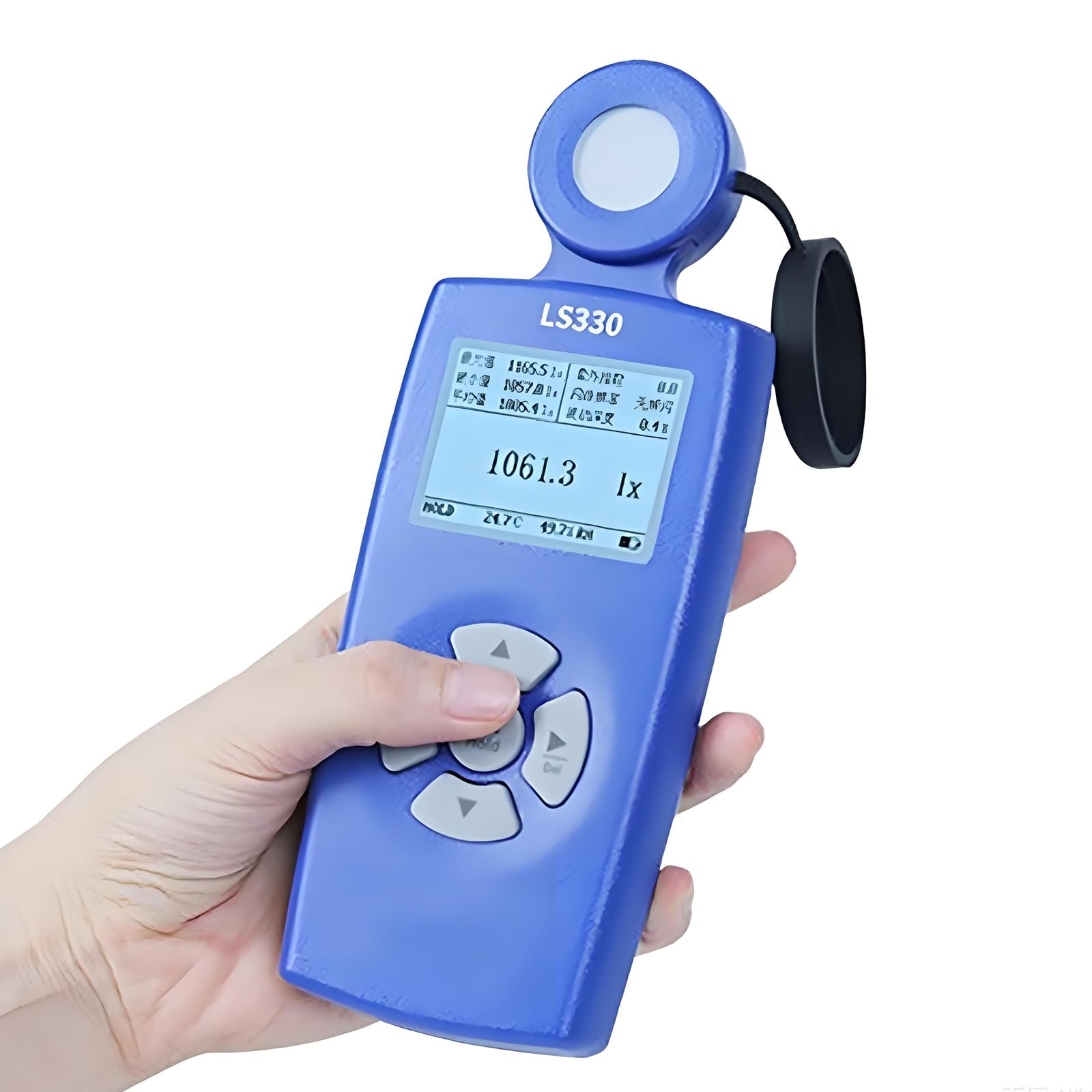 SENJINGHUA Digital Luminance Meter, 0-1000000Lx Light Meter Brightness Tester, Illuminance Wavelength Range 400nm-700nm, 0.1Lx Resolution for Displays and Lamps