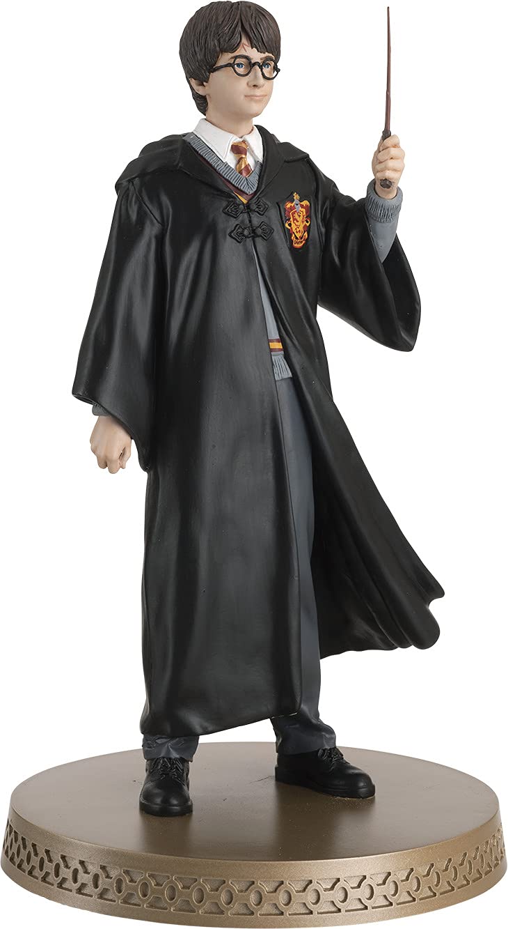 Hero Collector Standard Eaglemoss - Wizarding World Of Harry Potter - Harry Potter & Wand/Broomstick