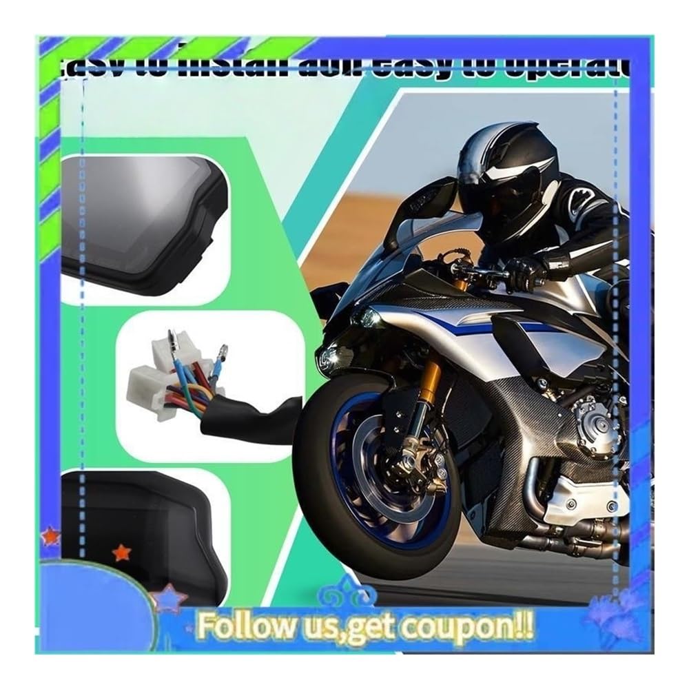 Odómetro Digital Para Motocicleta, Velocímetro Universal
