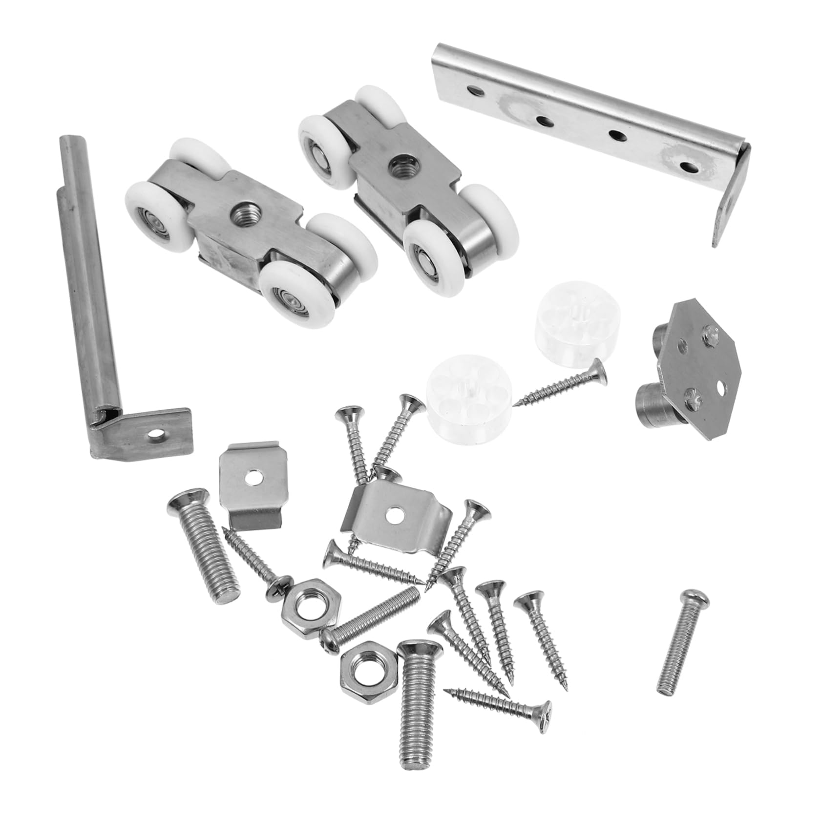 Roulettes de porte coulissante en acier inoxydable 304 pour un glissement fluide