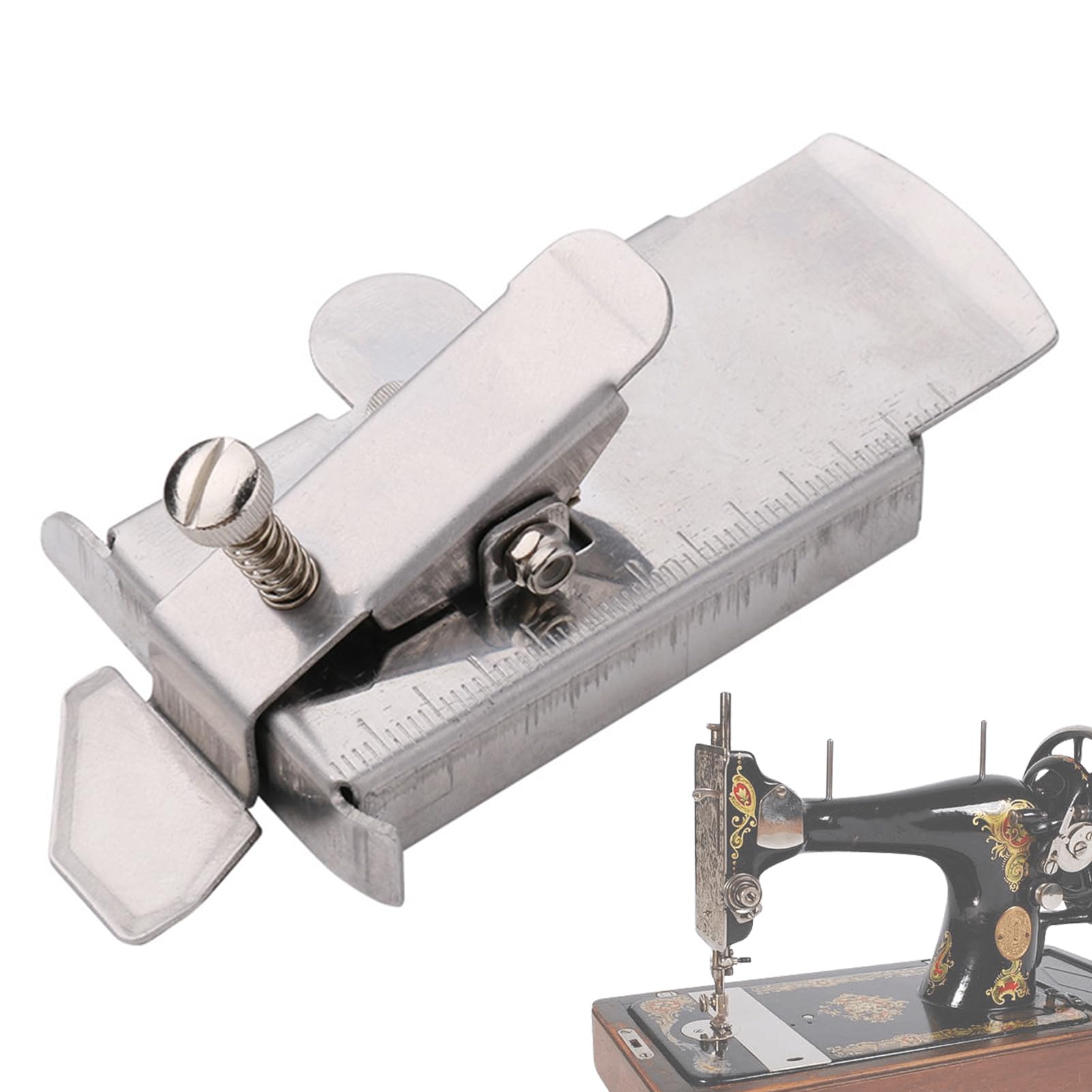 Righello Per Cuciture Macchina Da Cucire - Guida Magnetica Per Orli Precisi - Foto 12