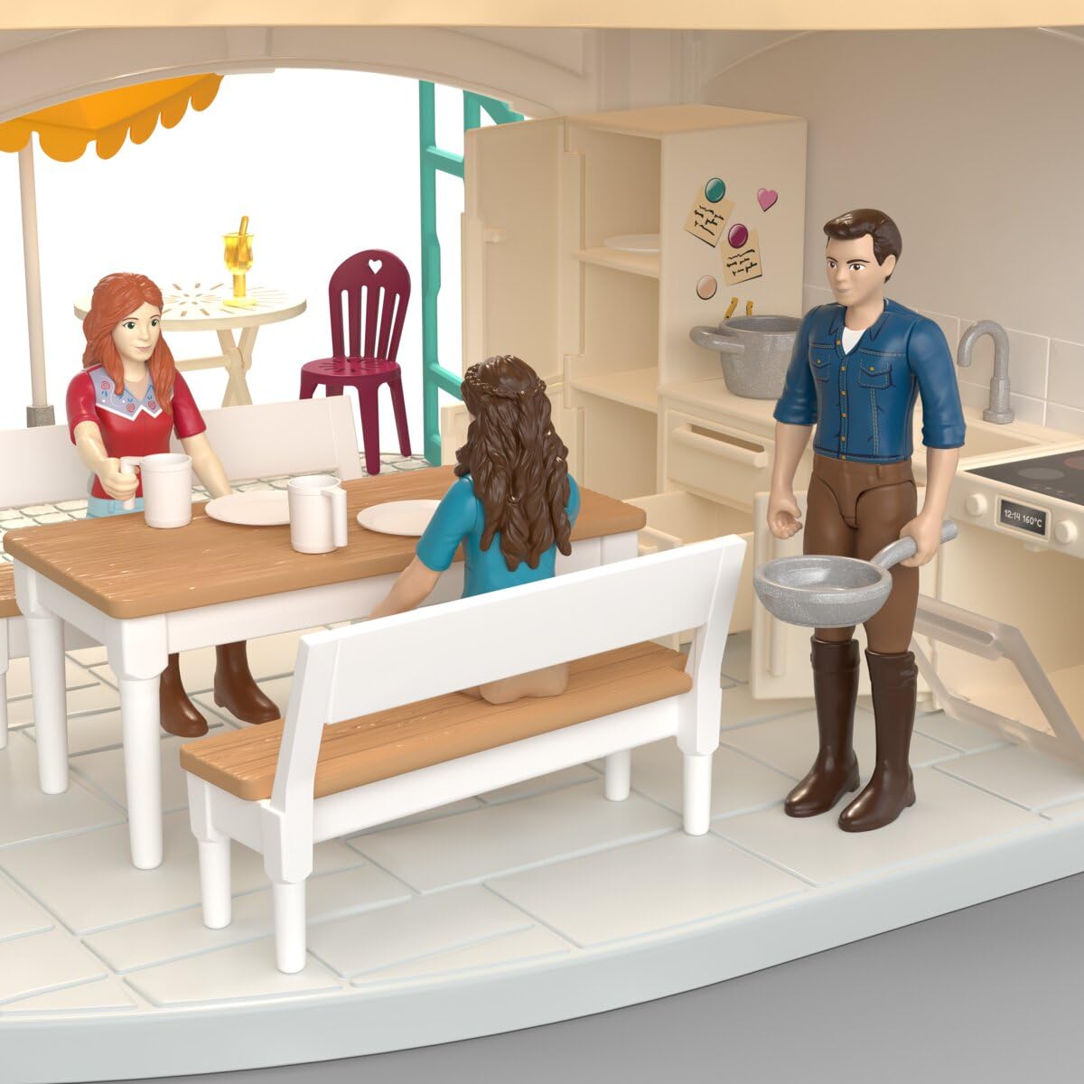 Schleich HORSE CLUB | Villa e Paddock sul Lago 42785 | 157 pezzi | Set da gioco dai 6 anni | set con personaggi, numerose funzioni e tanti accessori | giocattolo cavallo realistico