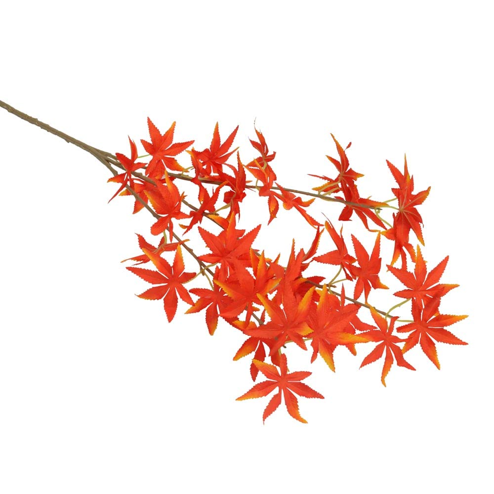 YATAI 3 Pieces Artificial Red Autumn Flowers for Decoration - Artificial Flowers For Table Vase Silk Flowers For Balcony Decoration- Fake Roses Flower Bouquet For Home Indoor Decor (Grey Blue) (6)