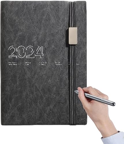 Miniatura 5 de Weekly Planner To Do Notebook, Leather Daily Planner Thick Paper Organizer, Durable Monthly Planner Book, Weekly Goals Schedule Planner with