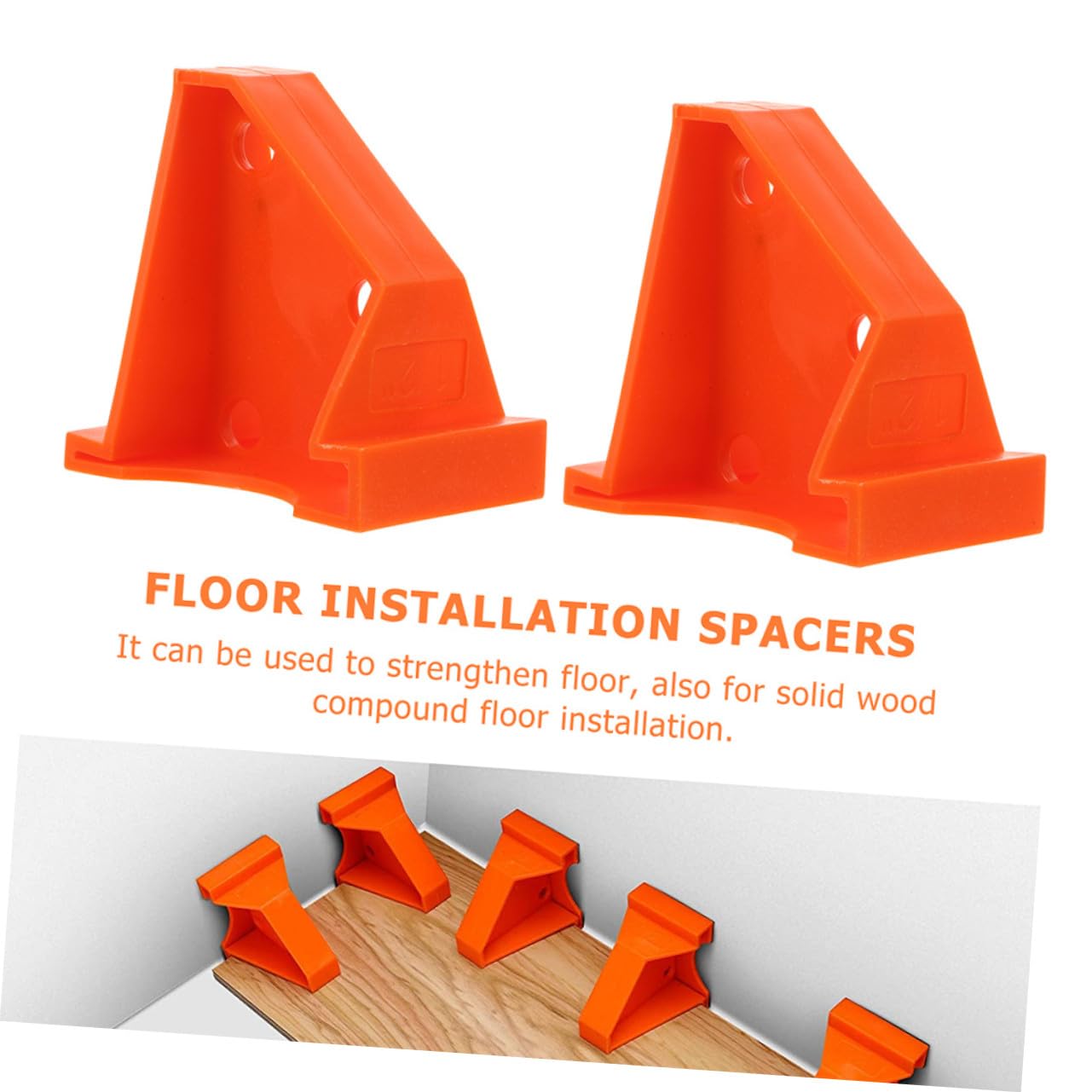 UKCOCO Cuñas para Suelo Laminado y Vinilo 30 Piezas Plástico Resistente Kit De Instalación De Suelos para Pisos De Madera Laminada y Vinílicos Herramientas para Instalación Rápida y Precisa
