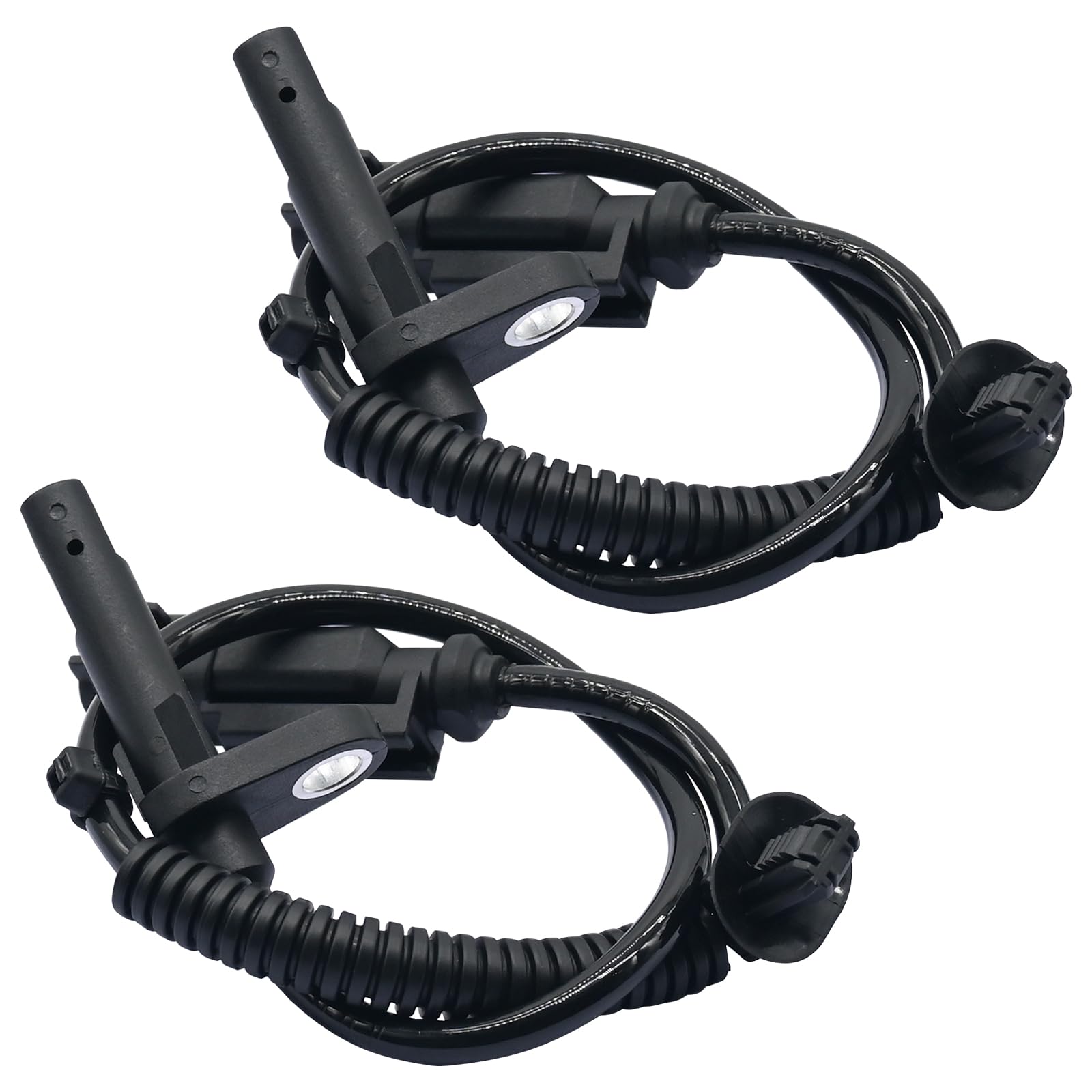 2Pcs Rear Left and Right Abs Wheel Speed Sensor Compatible with Ford Transit-150 Transit-250 Transit-350 Hd Bk3Z2C204C Als2710 W/Single Rear Wheels 15 16 17 18 19 20 21 22 23 24