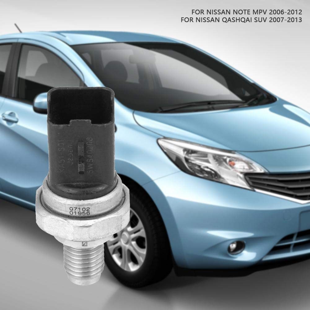 Aramox Sensore di Pressione Rail Carburante, 5WS40208 Sensore Alta Pressione Rail Carburante per Note MPV SUV 2007-2012
