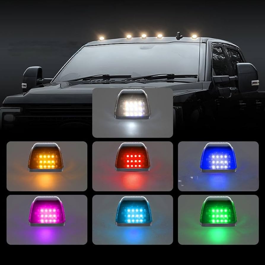 Solar Powered LED Strobe Light Bar With Remote Control, Roof Mount Warning Anti-Collision Pilot Light For Car Truck SUV