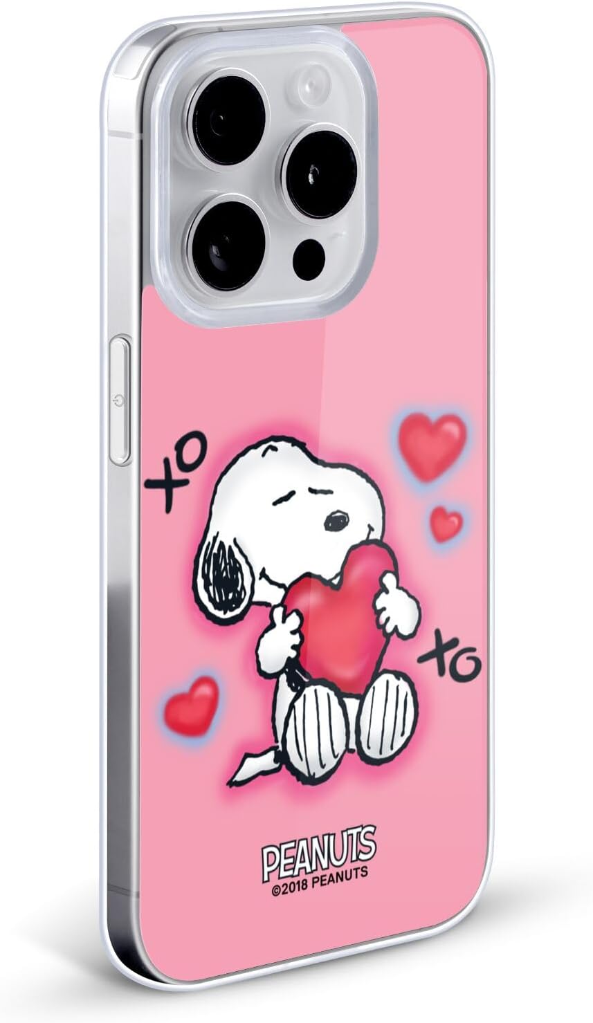 Head Case Designs Officially Licensed Peanuts XOXO Snoopy Boardwalk Airbrush Soft Gel Case Compatible with Apple iPhone 12 Pro Max