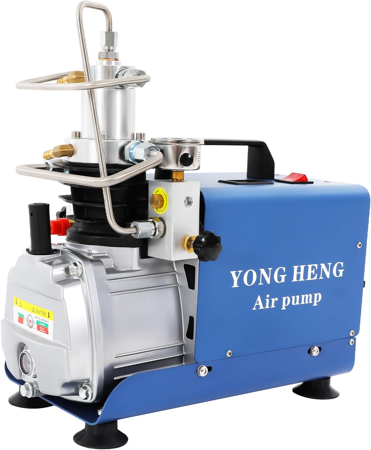 Electric 4500 PSI PCP Air Compressor Pump,30 MPa Portable High Pressure PCP Air Compressor with Two-Stage Compression
