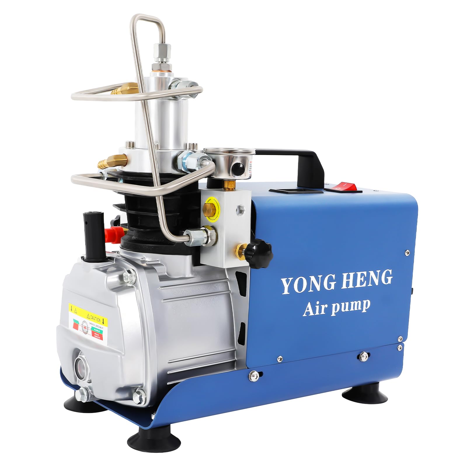 Electric PCP Air Compressor Pump,30 MPa 4500psi Portable Compressor High Pressure Air Compressor Electric Inflator PCP,Two-Stage Compression PCP Hand Air Pump