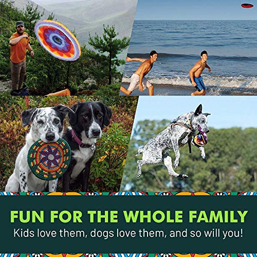 Pocket Disc Buena ONDA MayaFlya - Amazing Flexible Frisbee, Dog Toy, Best Gifts for Kids and Adults, Ultimate Sports Game, Super Fun Indoor Play and Outdoor Games - Thumbnail 6