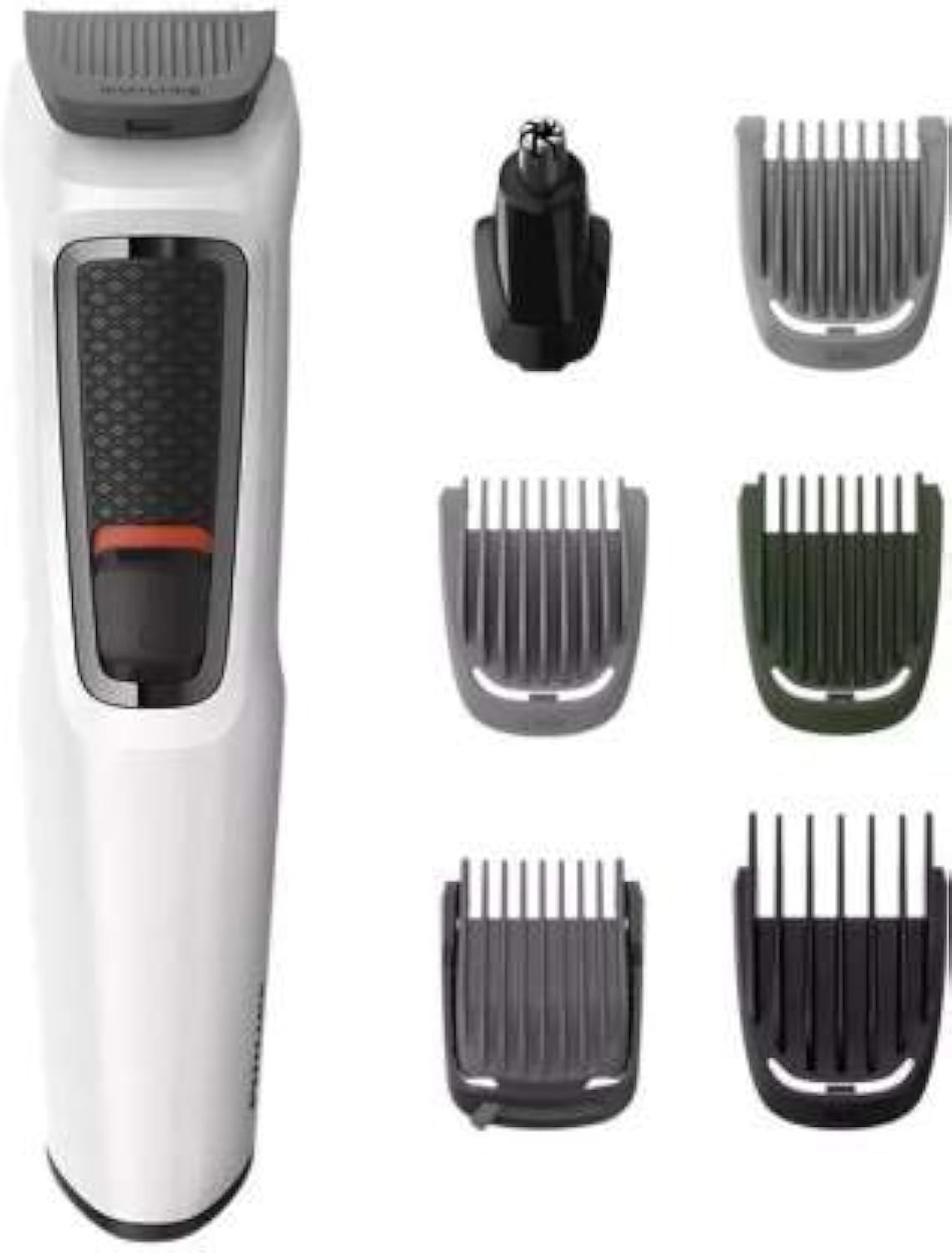 Battery Powered MG3721/77 TRIMMER for Men, White