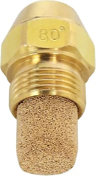Upgraded 50-80A Oil Burner Nozzle Replacement for Oil Boilers and Oil Furnaces, Fine Filter A Hollow Spray