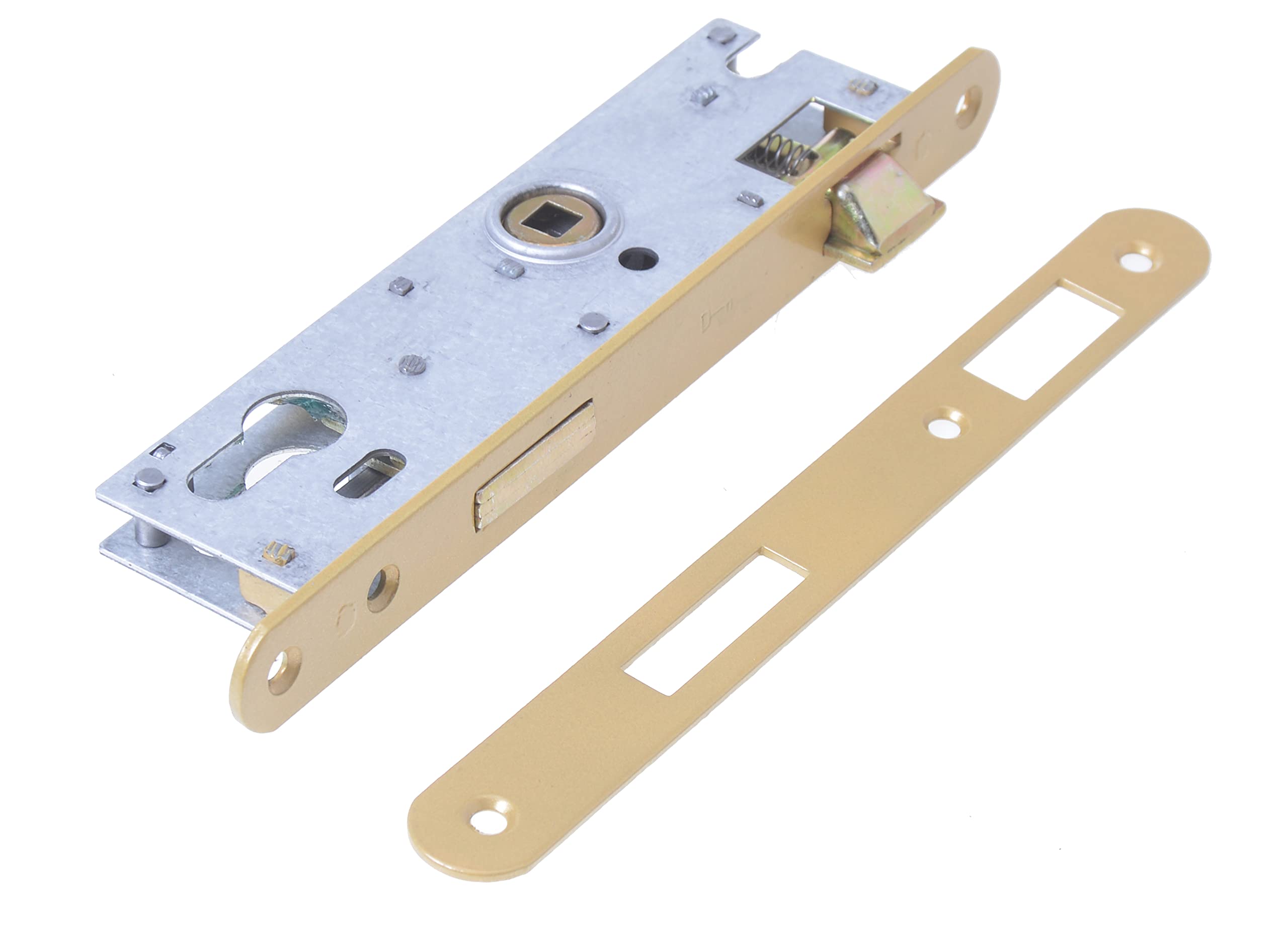 Aqbau Brown Room Door Mortice Lock Backset 72/35 Mm Left / Right