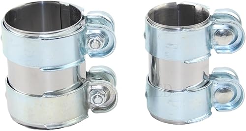 Miniatura 2 de Stainless steel pipe clamp Round pipe fastening fittings Strong butt fitting General hoop length 95mm-125mm(65mmx95mm)