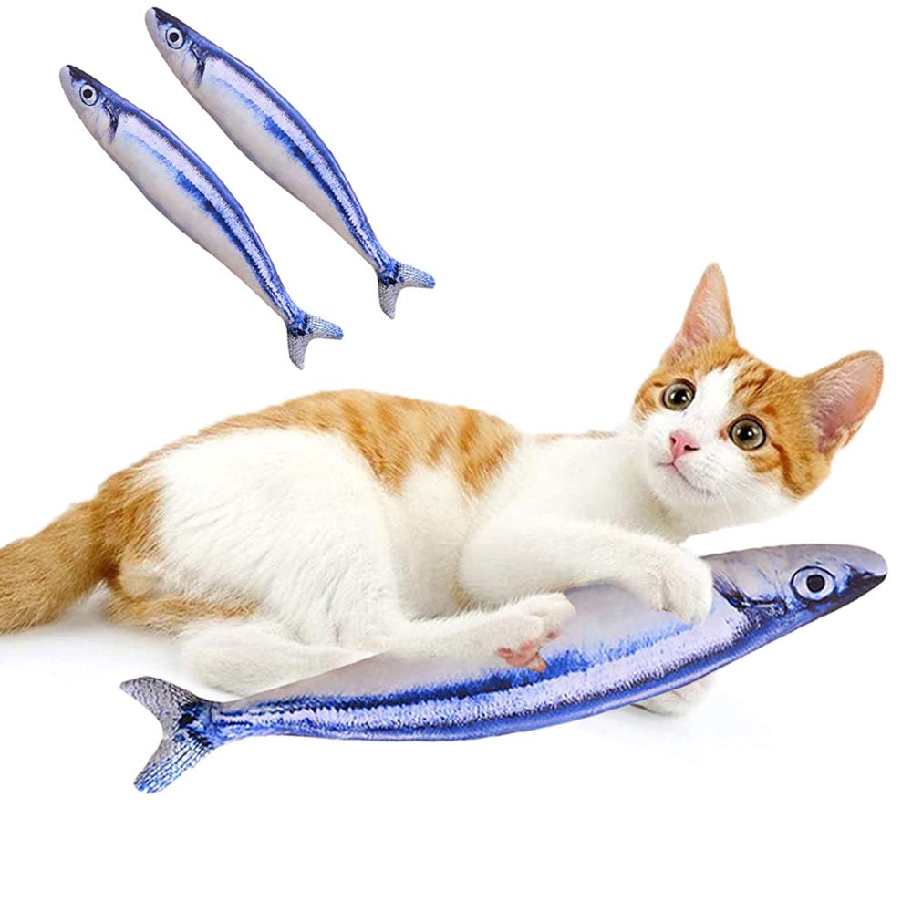 Amazon | 子猫用ぬいぐるみ 魚 サンマ さかな 猫用おもちゃ