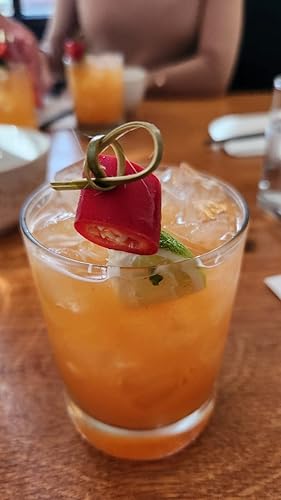 Miniatura 4 de Gmark Pinchos de nudo de bambú de 6" 200 ct, puntas torcidas de bambú púas de cóctel GM1030