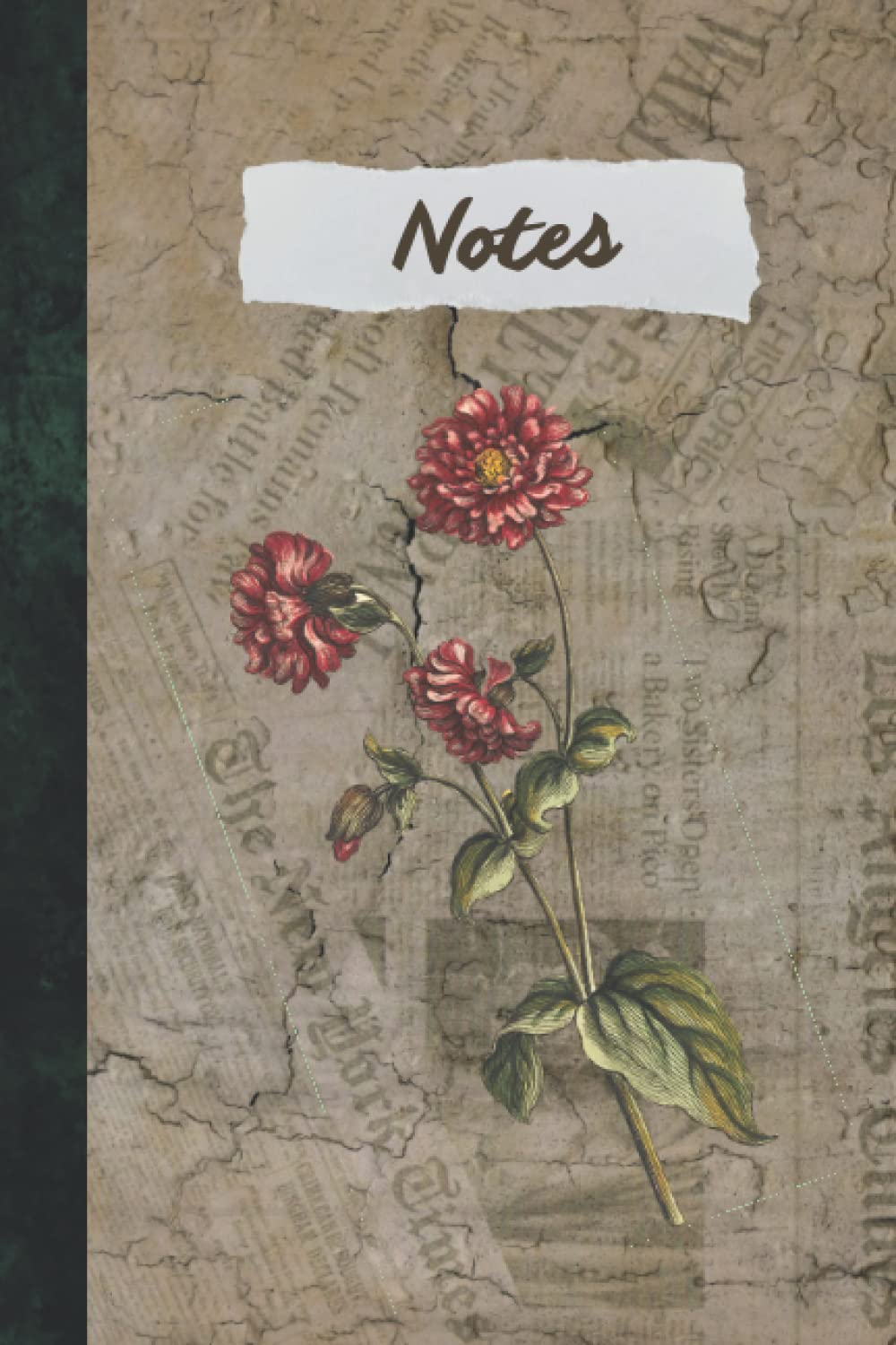 Notes: A Dark Academia And Cottagecore Journal/Notebook/Diary 120 Pages 6x9in Lined Paper