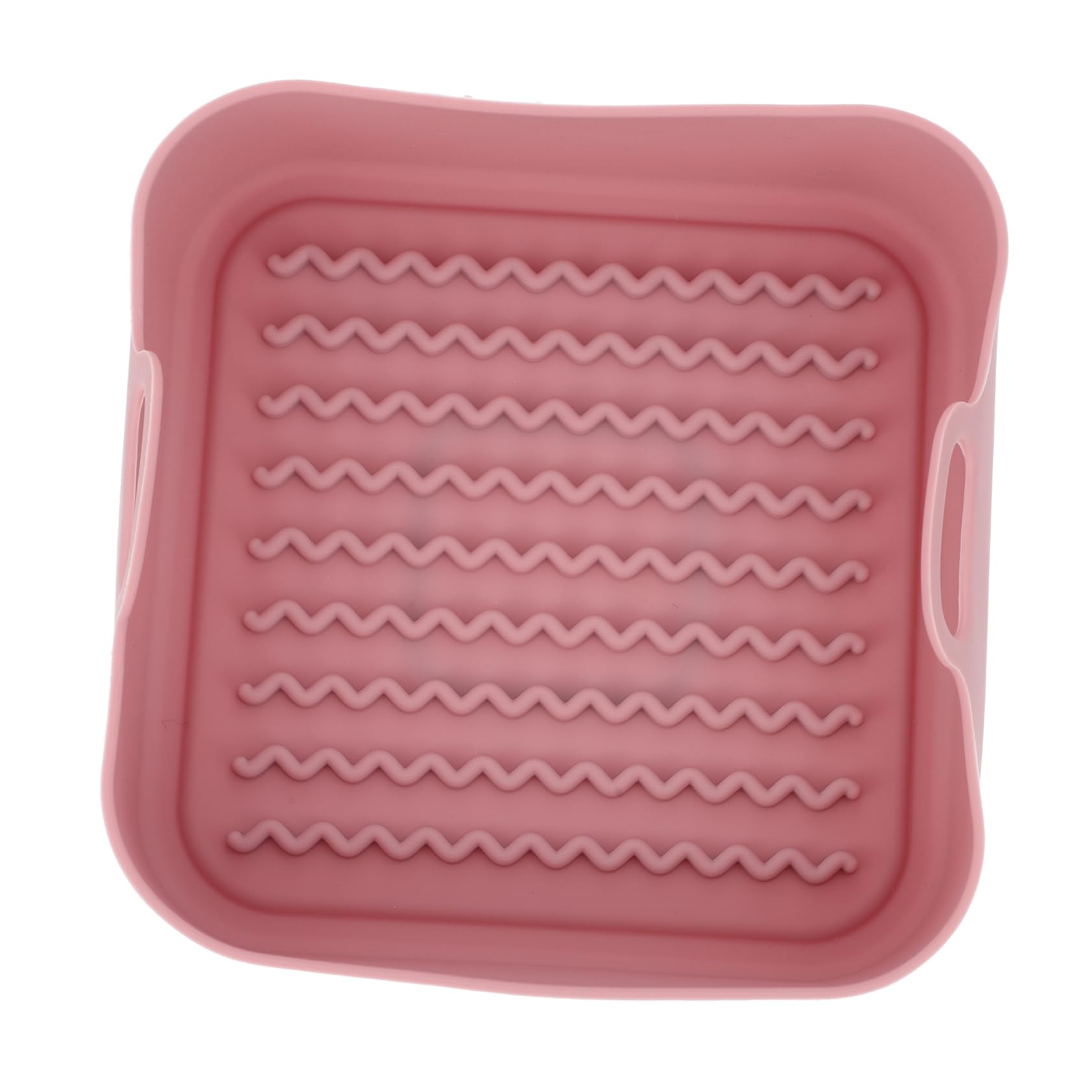 PRETYZOOM Air Fryer Pot Kitchen Heating Basket Silicone Grill Plate Round Barbecue Rack Easy Hand Wash Stainless Steel Multi-use