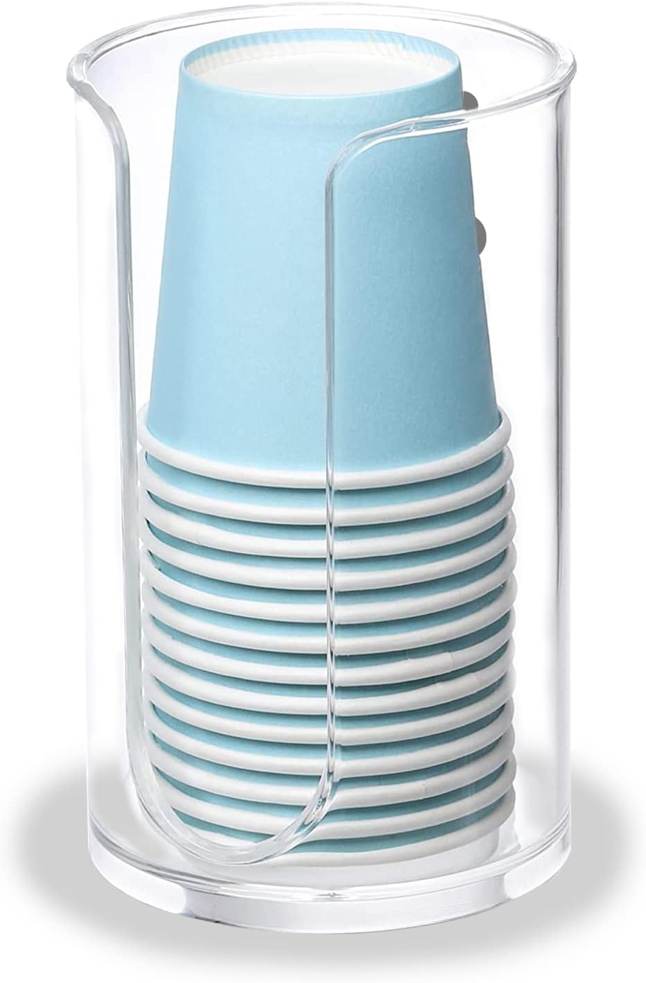 Plastic Small Compact Disposable Paper Cup Dispenser